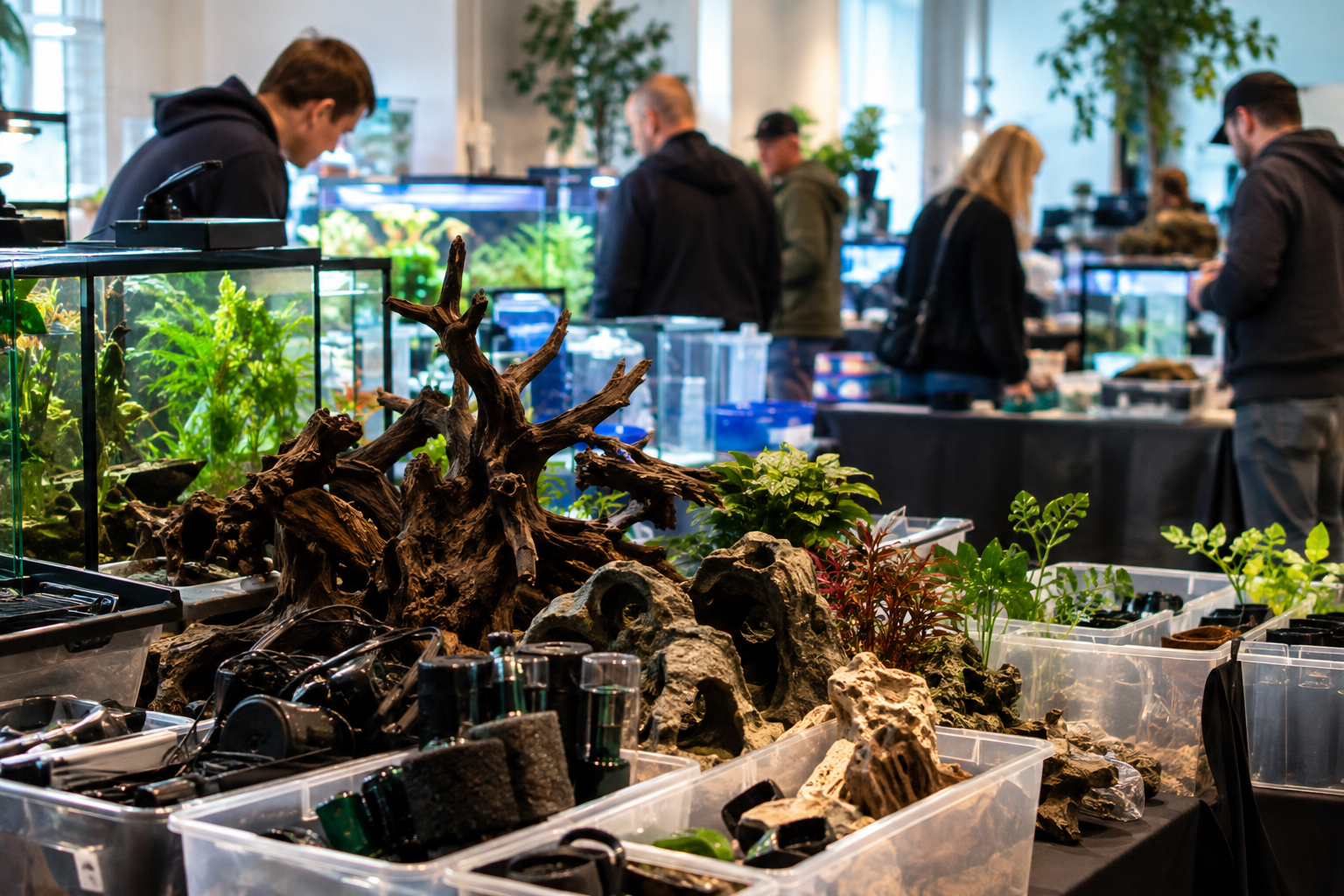 Akvarieloppis & kvalitetsauktion